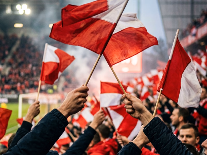 Drapeau supporter à agiter petit format pour main