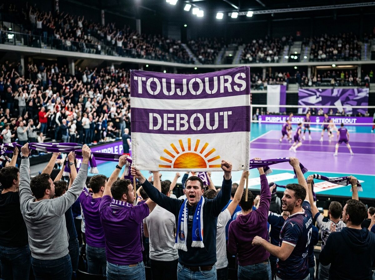 Tifo À JAMAIS DES NÔTRES football peak emotional moment