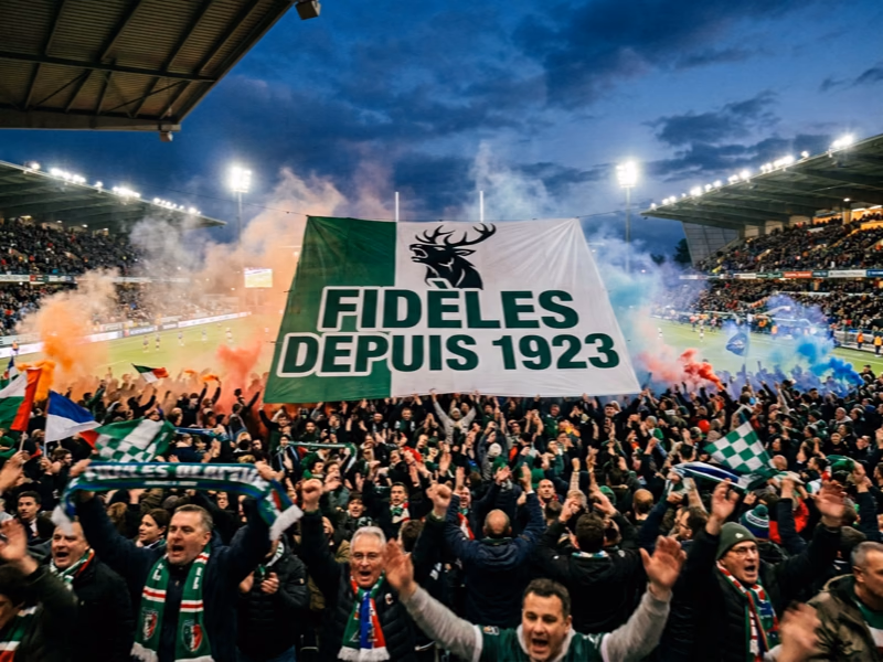 Écharpe supporter ultras kop avec slogan personnalisé