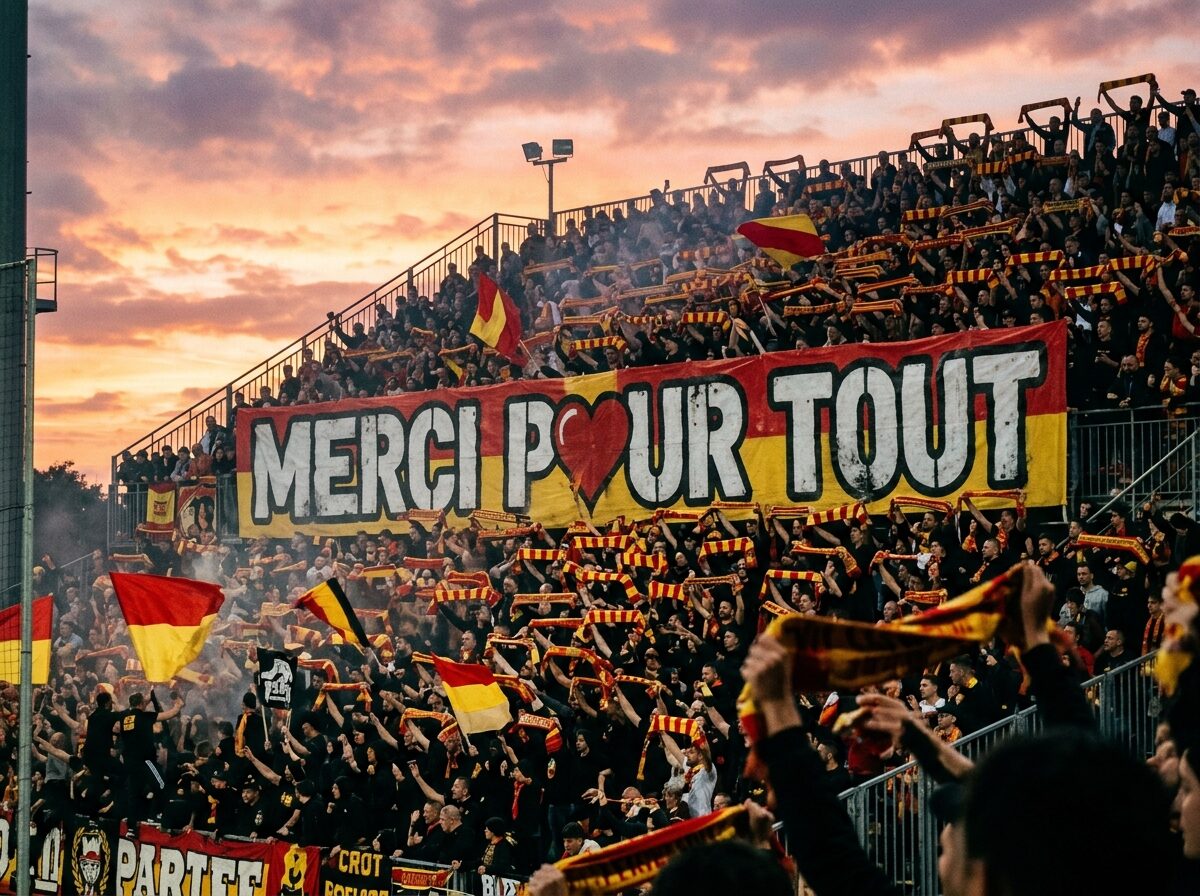 Tifo POUR TOUJOURS rond central football final
