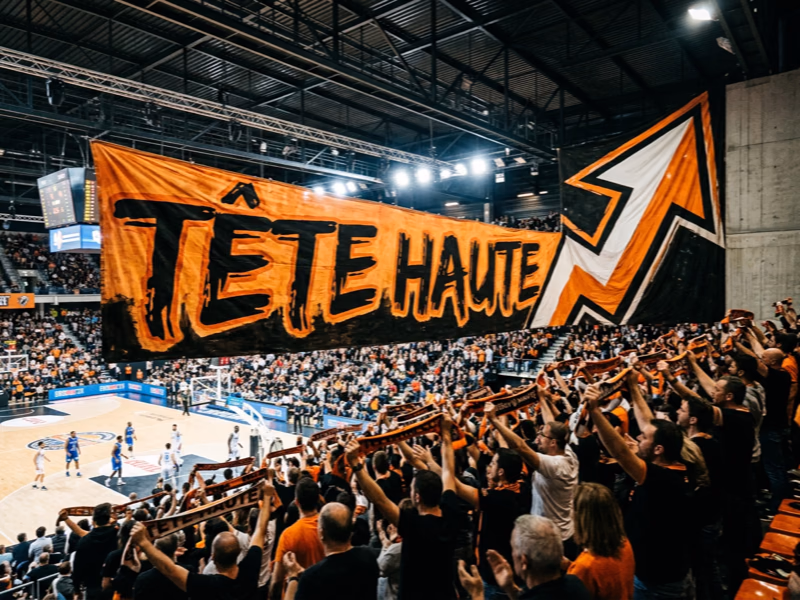 Maillot géant tribune supporters