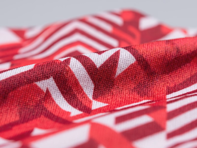 Détail macro textile polyester sublimation HD CMJN